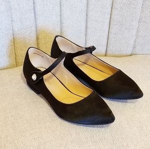 New Dream Paris Black silky flats